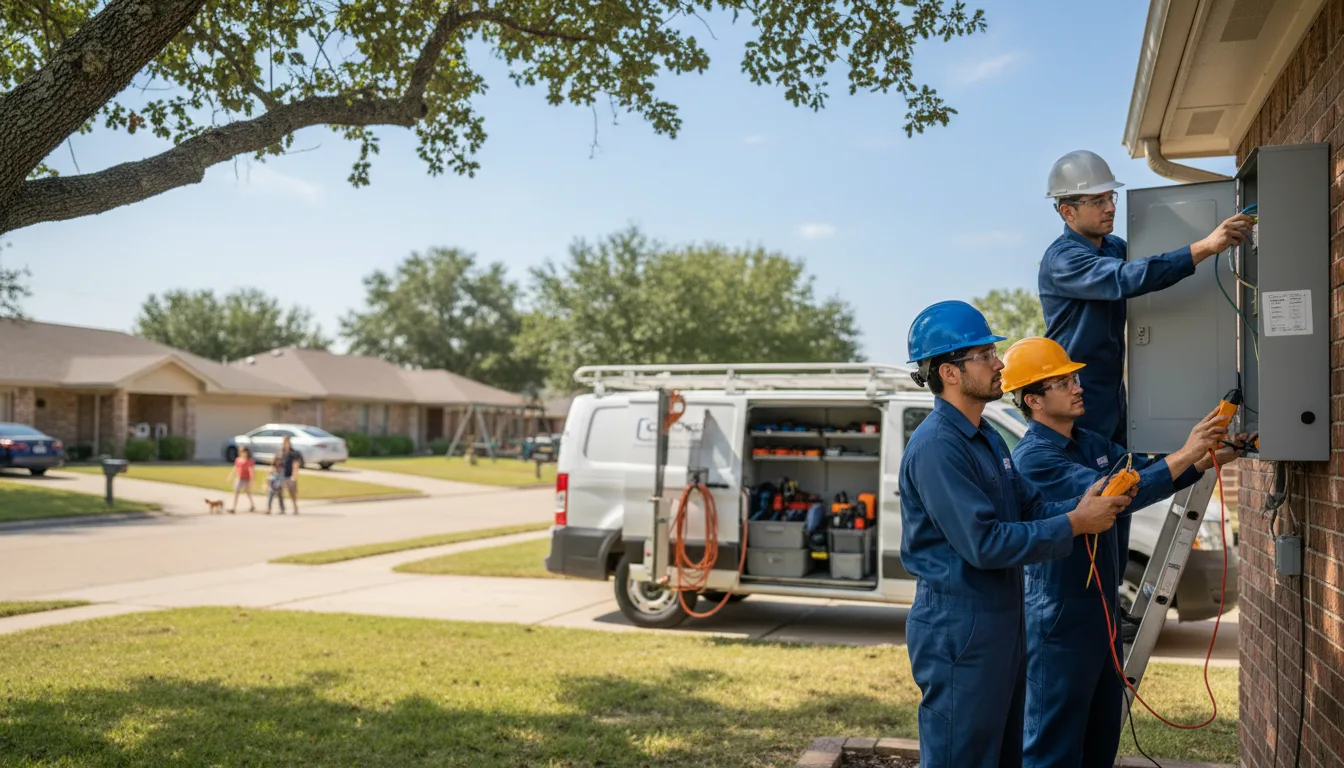Certified electrician providing emergency electrical services in West College Corner, IN